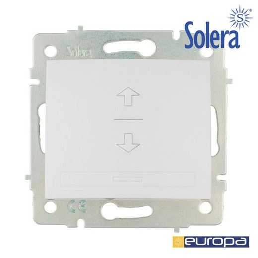 Interruptor persiana 10a 25v blanco s.europa solera erp21