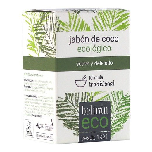 Jabón eco pastilla de aceite de coco 240g beltrán