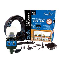 Kit de irrigação por gotejamento com programador Blue Bird