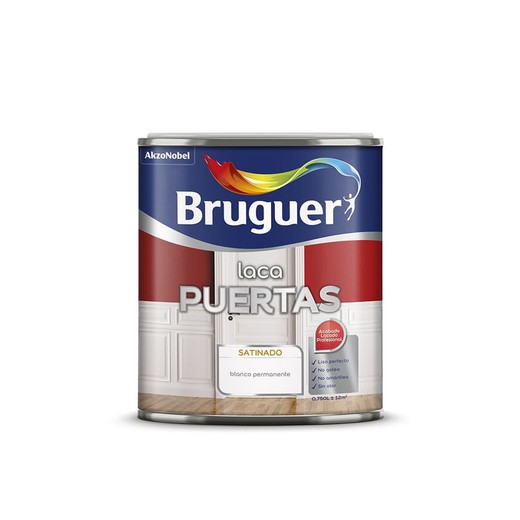 Laque de porte blanche permanente 0.75l bruguer