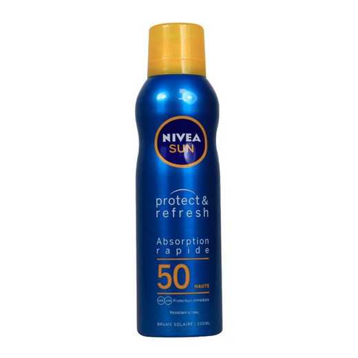 Le lait solaire Nivea sun facteur 50 protège et rafraîchit 200ml nivea