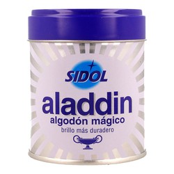 Limpiametales aladdin algodón mágico 75g (bote) sidol