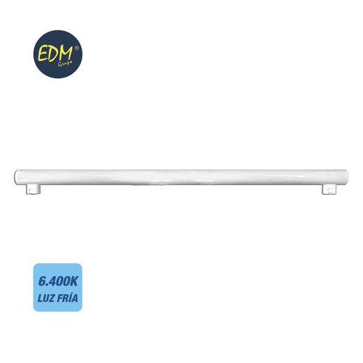 Linestra led 2 caps s14s 18w 1450 lm 6400k luz fria ø 3 x 100 cm edm