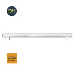 Linestra led 2 casquillos s14s 9w 700 lm 2700k luz calida ø 3 x 50 cm edm