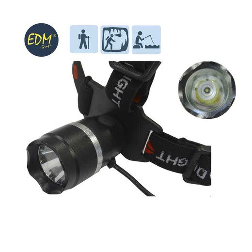 Linterna cabeza 1 super led cree 3w