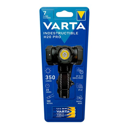 Linterna cabeza indestructible h20 varta