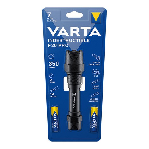 Linterna indestructible f20 pro varta