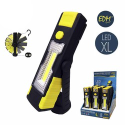 Lanterna LED Cob xl dupla função 1led x 3w e 1 led x1w com gancho e ímã