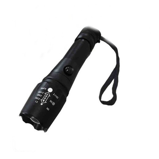 Lampe de poche tactique zoom rechargeable 1 superled 10w cree xml-t6