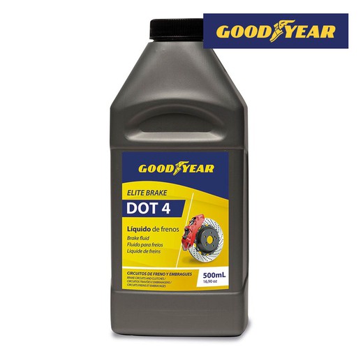 Liquido de frenos 0,5l elite brake dot goodyear