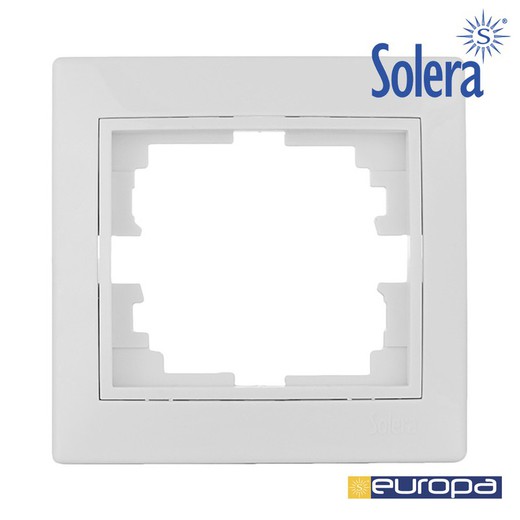 Marco para 1 elemento blanco 83x81x10mm s.europa solera erp71u