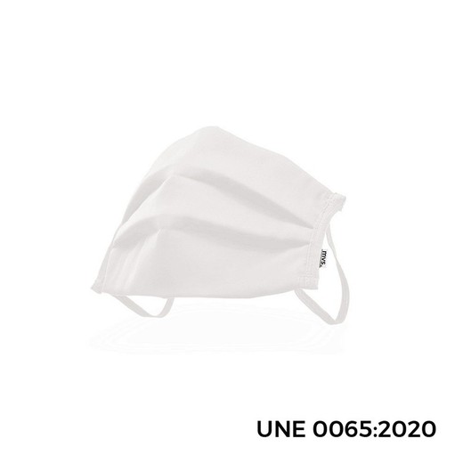 masque antibactérien réutilisable blanc