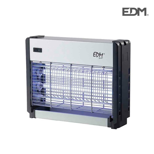 Matador de insetos eletrônico profissional 2x8w 20m2 edm