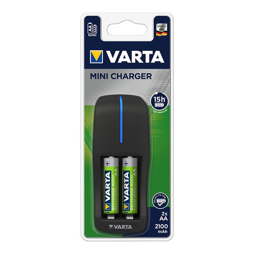 Mini chargeur varta avec 2 piles aa incluses