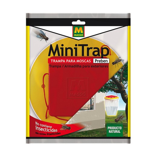 Mini-trap trampa cazamoscas para exterior