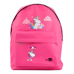Mochila escolar liderpapel mochila unicornio rosa 38x28x12cm