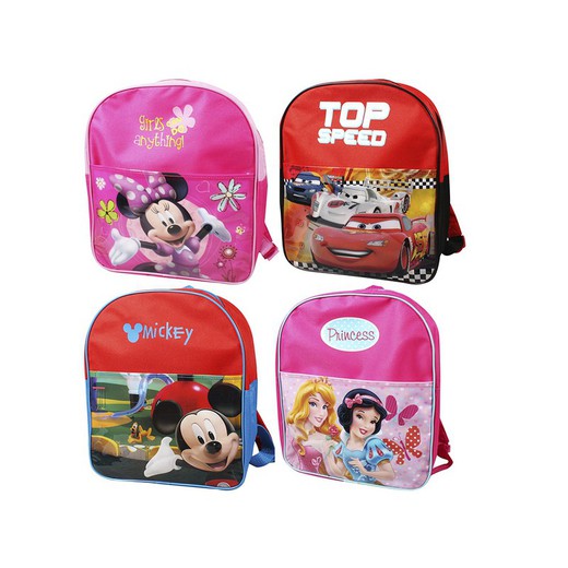 Mochila sortida disney modelos 30x25x9cm pvc