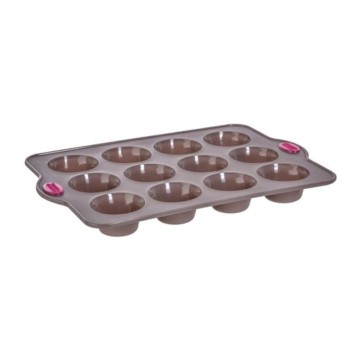 Molde para 12 muffins 33x23,5x3,5cm