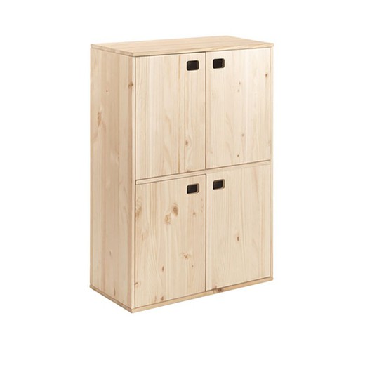 Móveis Dinâmicos 4 Portas Solid Pine Astigarraga