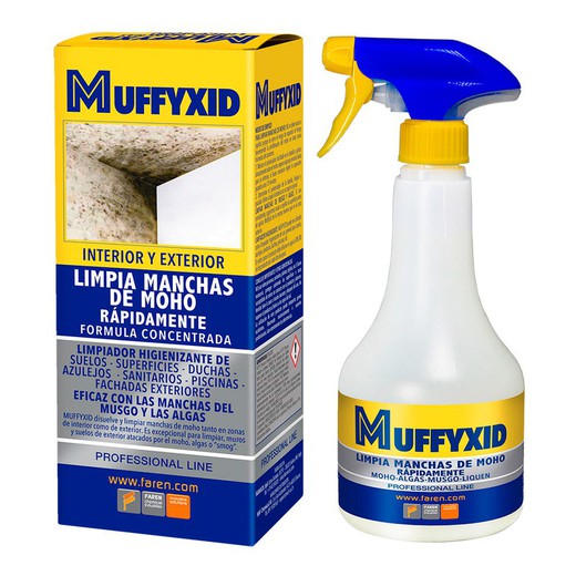 Muffycid box 500ml démaquillant désinfectant au chlore actif