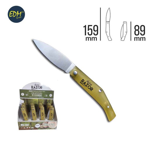 Navaja con mango de plastico de 159mm edm euro/u