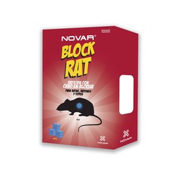 Novar block rat brodifacoum raticida 300gr