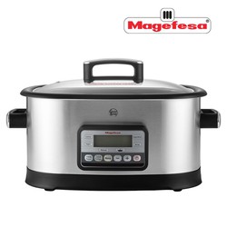 Olla de coccion lenta electrica guisotherm multicooker 6l mgf6600 magefesa