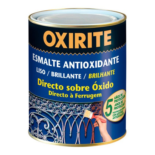 Oxirite liso brilhante cinza pérola 0,750l