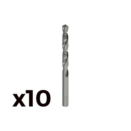 Pacote de 10 brocas de cilindro. 2.75mm velocidade m027