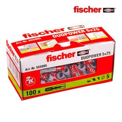 Pack 100 tacos duo power 5x25 555005 fischer