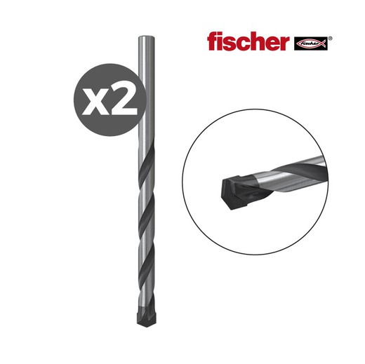 Pacote 2 broca de percussão e 3x60 / 2k fischer