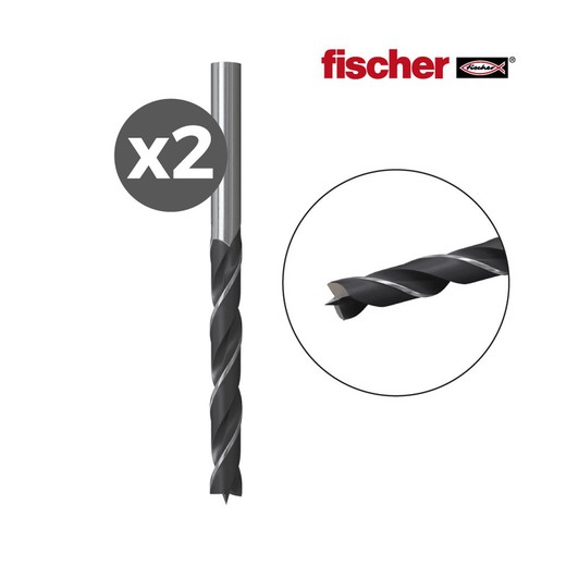 Brocas para madeira com 2 unidades hb 3 / 2k fischer