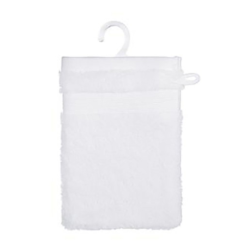 Pack 2ud Guante-Toalla Blanco 15x21cm