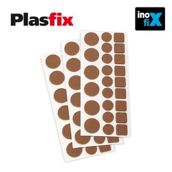 Pack 3 feutres synthétiques adhésifs multifigures plasfix inofix