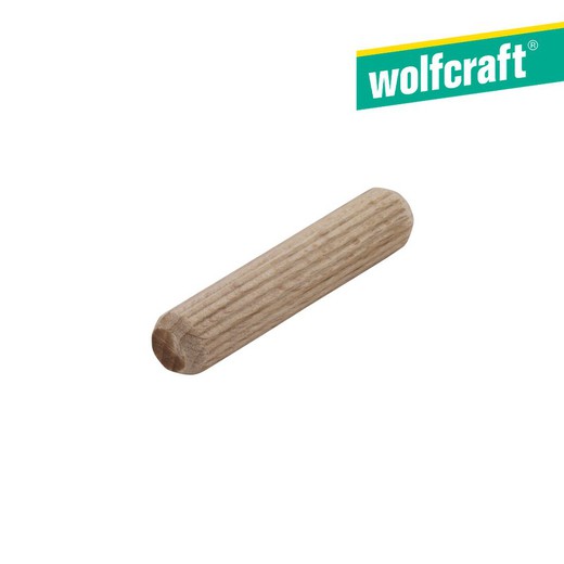 Pack 40 espigas largas de madera de haya ø8x40mm 2908000 wolfcraft