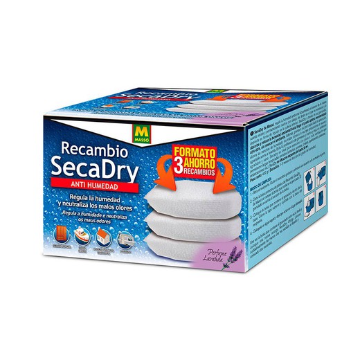 Pack recambio secadry antihumedad 3unid