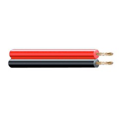 Parallèle 2x1mm rouge noir "audio" euro/mts