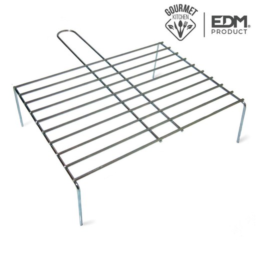 Parrilla con pie simple 40x27cm edm