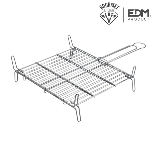 Parrilla doble 50x50cm edm