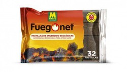 32 Pastillas Encendido Ecológicas Fuegonet Massó