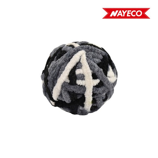 Pelota de lana gris 6cm nayeco