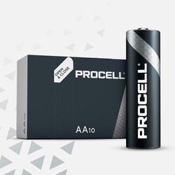 Bateria alcalina lr06 duracell procell (10 unidades retráteis)