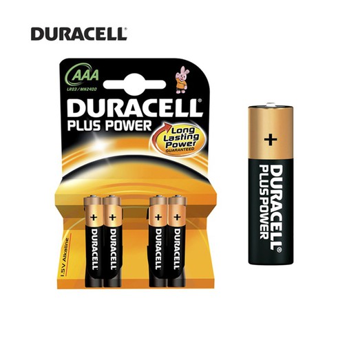 Duracell plus bateria lr03 aaa (blister 4 baterias)