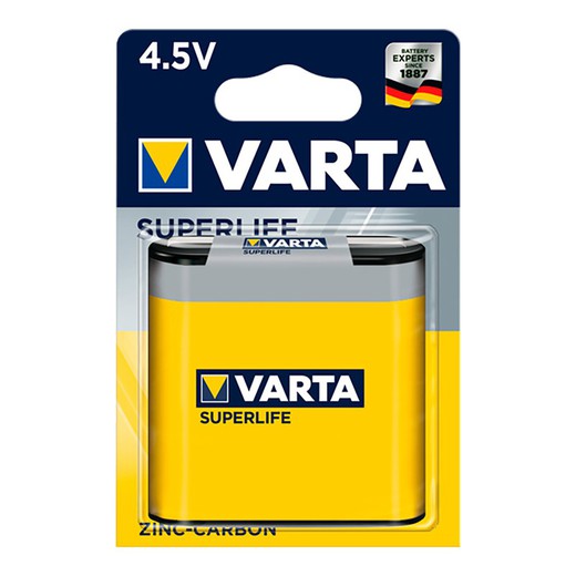 Bateria de bolsa salina Varta 4.5v lr12 (bolha 1 bateria)