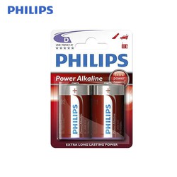 Pile alcaline Philips lr20 d (blister 2 piles)