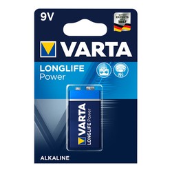 Pile alcaline Varta 6lr61 9v (pile blister 1)