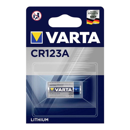 Bateria Varta cr123a 3v (bateria 1 blister)