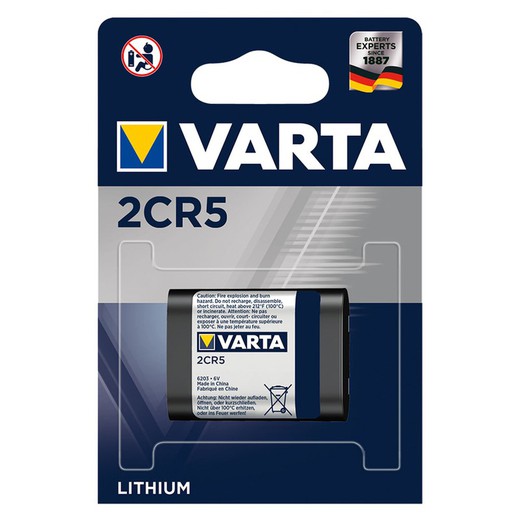 Bateria de lítio Varta 2cr5 6,0v blister 1uni