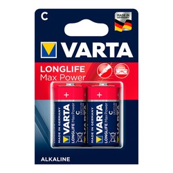 Batterie varta longue durée max power lr14 c pack 2 uni