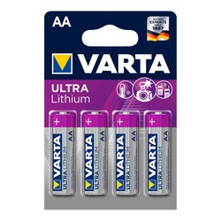 Bateria Varta ultra lítio lr06 aa pack 4uni